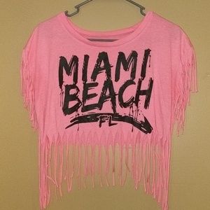 Short sleeve crop top